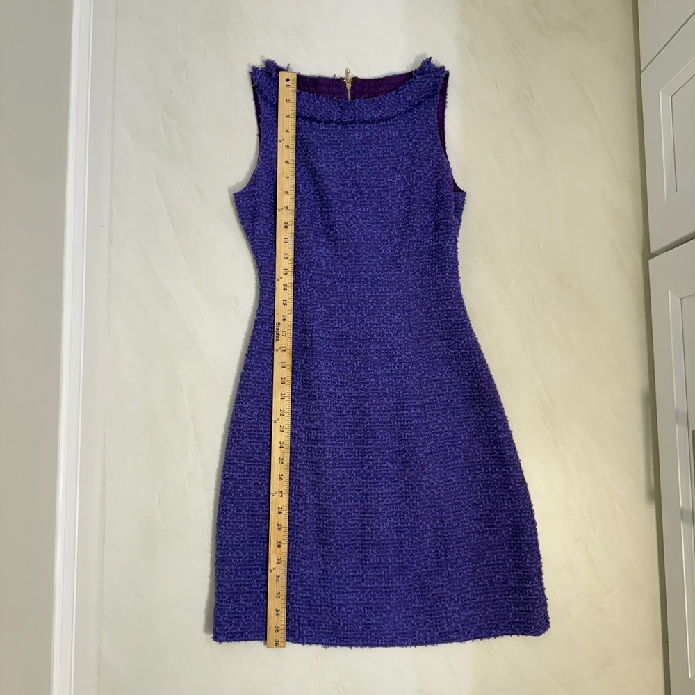 Kate Spade New York Purple Sleeveless Sheath Dress Size 4 - Picture 4 of 16